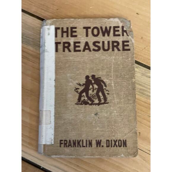 THE TOWER TREASURE HARDY BOYS MYSTERY by FRANKLIN W. DIXON, 1959 Maine library - Picture 1 of 5